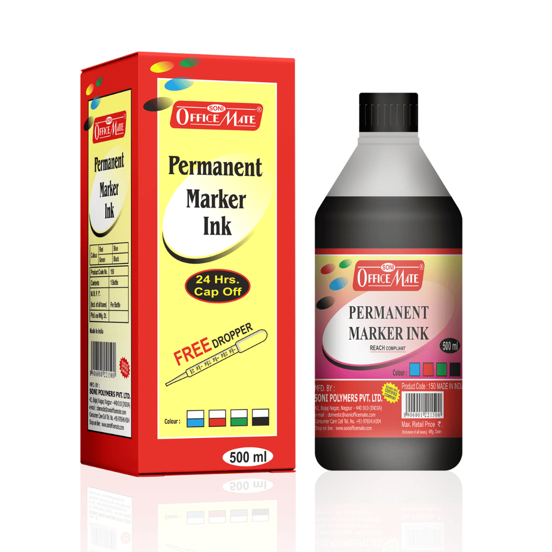 Permanent Marker Refill Ink 500 ml - Soni Office Mate